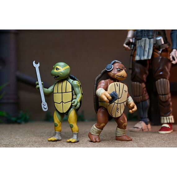 Figurki TMNT: The Last Ronin Lost Years - Grammy April with Baby Yi & Moja- Zdjęcie 26
