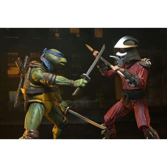 Zestaw 2 figurek Teenage Mutant Ninja Turtles (1990) - Shredder vs Leonardo (Rooftop Battle)- Zdjęcie 26