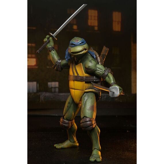 Zestaw 2 figurek Teenage Mutant Ninja Turtles (1990) - Shredder vs Leonardo (Rooftop Battle)- Zdjęcie 38