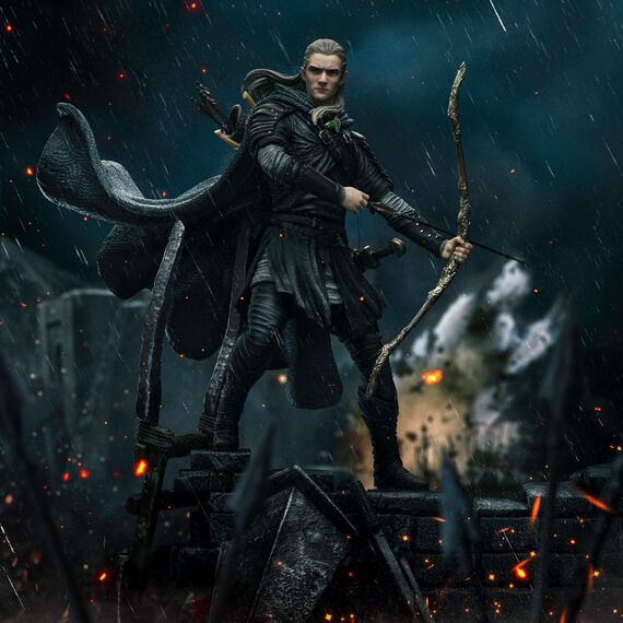 Figurka Lord Of The Rings / Władca Pierścieni Art Scale 1/10 - Legolas Unleashed- Zdjęcie 12