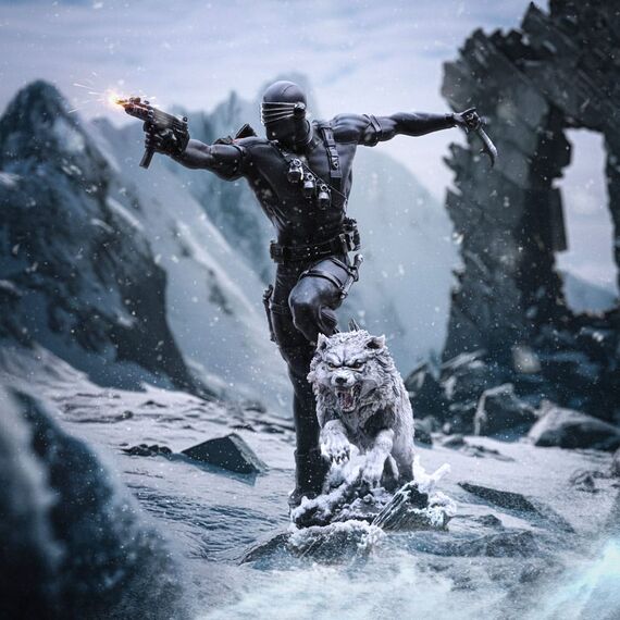 Figurka G.I. Joe Art Scale 1/10 - Snake Eyes- Zdjęcie 24