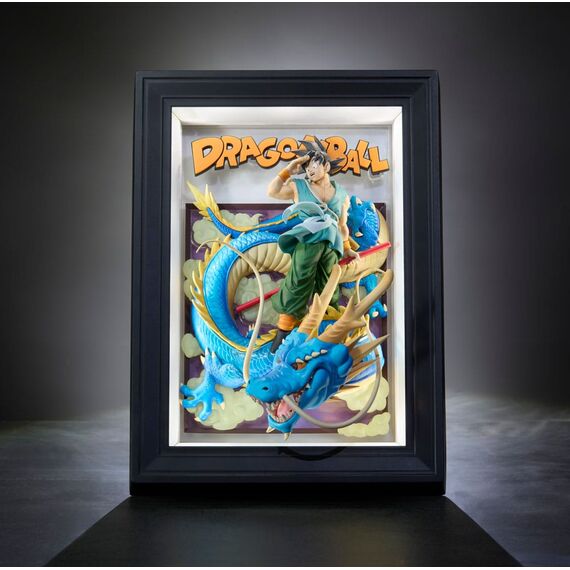 Obraz 3D Dragon Ball Tamashii Art - Son Goku & Dragon- Zdjęcie 3