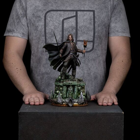 Figurka Władca Pierścieni Art Scale 1/10 - Aragorn Unleashed- Zdjęcie 30