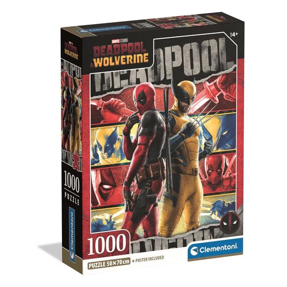 Puzzle z plakatem Deadpool & Wolverine High Quality Collection (1000 elementów)