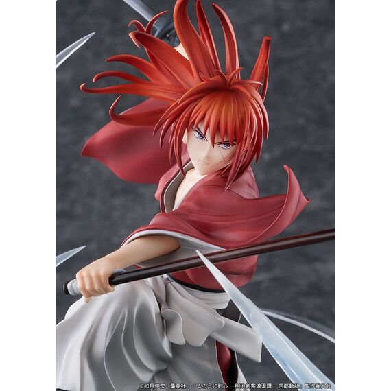 Figurka Rurouni Kenshin: Meiji Kenkaku Romantan Kyoto Douran 1/7 - Kenshin Himura (Souryusen Ver.)- Zdjęcie 6
