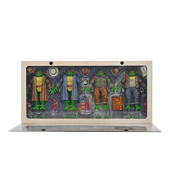 Zestaw 4 figurek Teenage Mutant Ninja Turtles (Mirage Comics) - Gangster Turtles- Zdjęcie 6