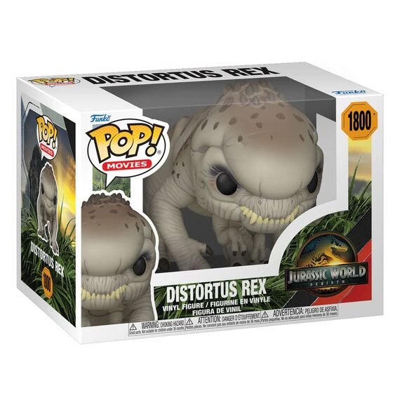 Figurka Jurassic World Rebirth POP! - Distortus Rex (1800)- Zdjęcie 3