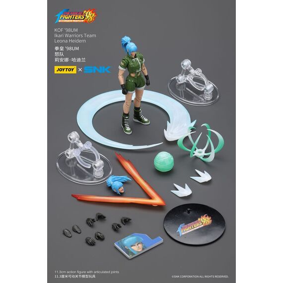 Figurka The King Of Fighters '98 1/18 - Ikari Warriors Team Leona Heidern- Zdjęcie 22