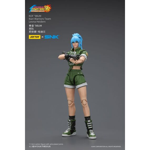 Figurka The King Of Fighters '98 1/18 - Ikari Warriors Team Leona Heidern- Zdjęcie 10