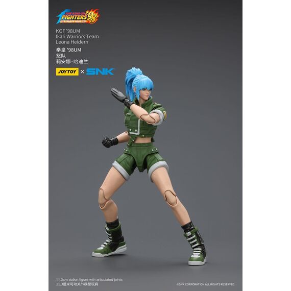 Figurka The King Of Fighters '98 1/18 - Ikari Warriors Team Leona Heidern- Zdjęcie 12