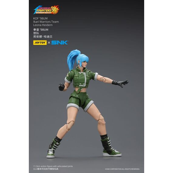 Figurka The King Of Fighters '98 1/18 - Ikari Warriors Team Leona Heidern- Zdjęcie 18