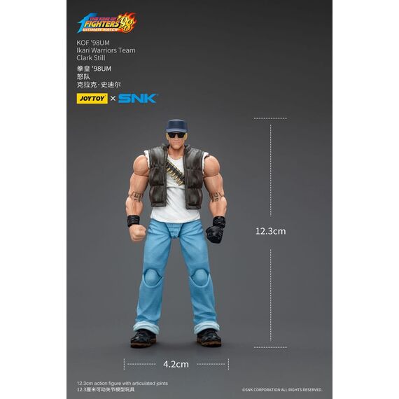 Figurka The King Of Fighters '98 1/18 - Ikari Warriors Team Clark Still- Zdjęcie 16