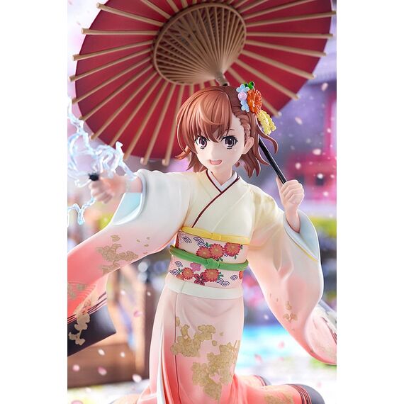 Figurka A Certain Scientific Railgun T KDcolle 1/7 - Mikoto Misaka (Furisode Kimono Ver.)- Zdjęcie 16