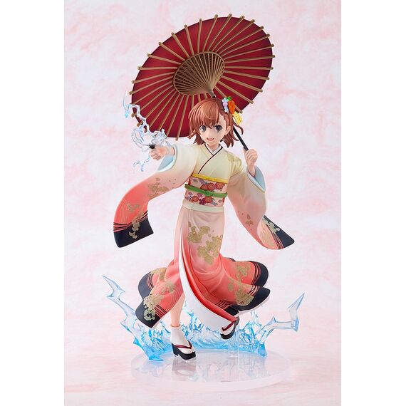 Figurka A Certain Scientific Railgun T KDcolle 1/7 - Mikoto Misaka (Furisode Kimono Ver.)- Zdjęcie 2