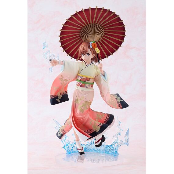 Figurka A Certain Scientific Railgun T KDcolle 1/7 - Mikoto Misaka (Furisode Kimono Ver.)- Zdjęcie 8