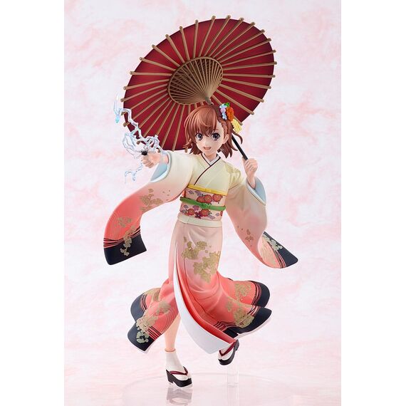 Figurka A Certain Scientific Railgun T KDcolle 1/7 - Mikoto Misaka (Furisode Kimono Ver.)- Zdjęcie 10