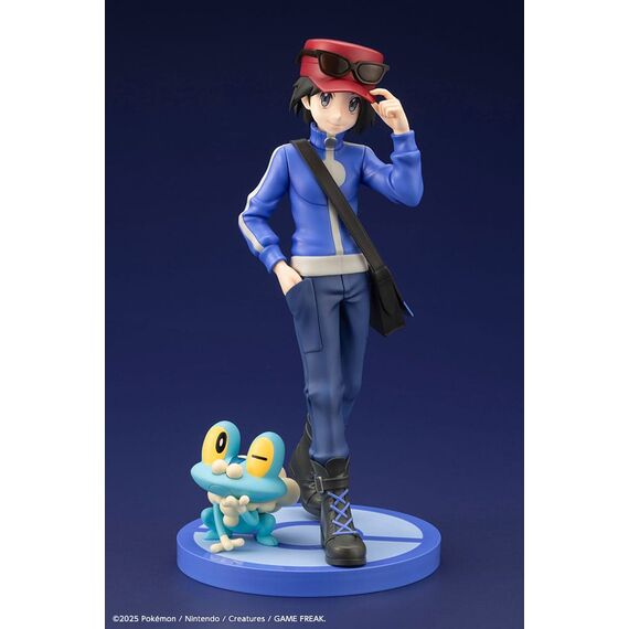 Figurka Pokémon ARTFXJ 1/8 - Calem & Froakie