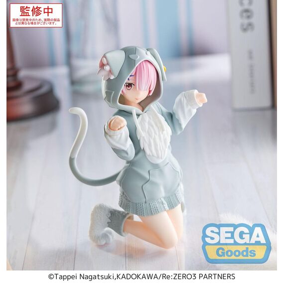 Figurka Re:Zero Yumemirize - Ram (Mofumofu Pack)- Zdjęcie 9
