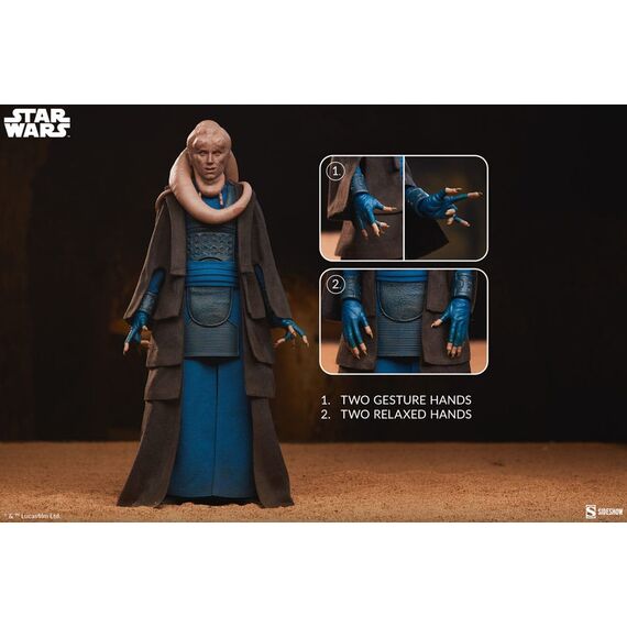 Figurka Star Wars Epizod VI Scum & Villainy 1/6 - Bib Fortuna- Zdjęcie 12