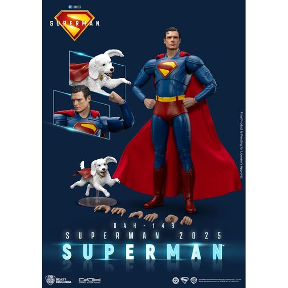 Zestaw figurek Superman (2025) Dynamic 8ction Heroes 1/9 - Superman & Krypto- Zdjęcie 40