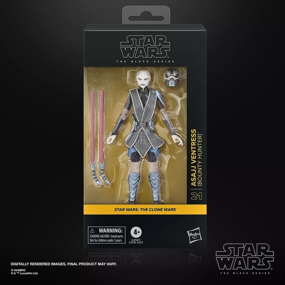 Figurka Star Wars: The Clone Wars Black Series - Asajj Ventress (Bounty Hunter)- Zdjęcie 15