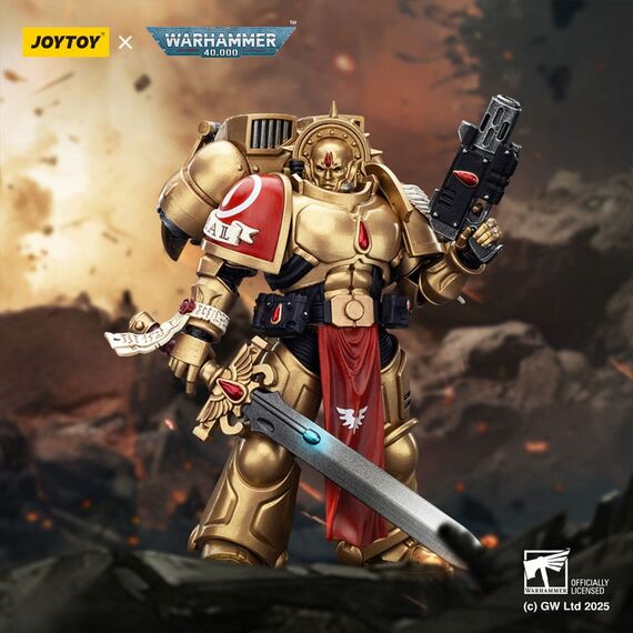 Figurka Warhammer 40k 1/18 - Blood Angels Sanguinary Guard 1 with Inferno Pistol and Encarmine Blade- Zdjęcie 12