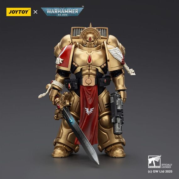 Figurka Warhammer 40k 1/18 - Blood Angels Sanguinary Guard 1 with Inferno Pistol and Encarmine Blade- Zdjęcie 2