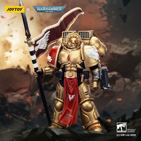 Figurka Warhammer 40k 1/18 - Blood Angels Sanguinary Guard 3 with Angelus Boltgun and Encarmine Spear- Zdjęcie 12