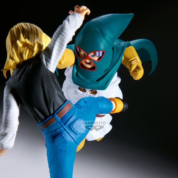 Figurka Dragon Ball Z Match Makers - Mighty Mask (Vs. Android 18 & Mr. Satan)- Zdjęcie 15