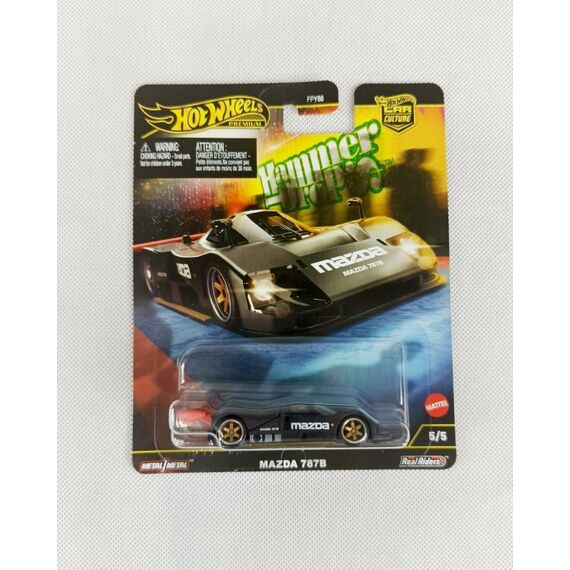 Model pojazdu Hot Wheels Premium Hammer Drops 1/64 - Mazda 787B HRW08