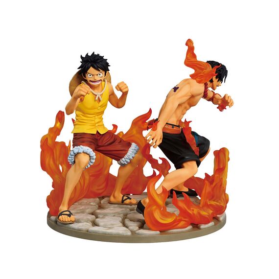 Figurka One Piece Revible Moment Ichibansho - Ace & Luffy (Dramatic Memories)- Zdjęcie 2