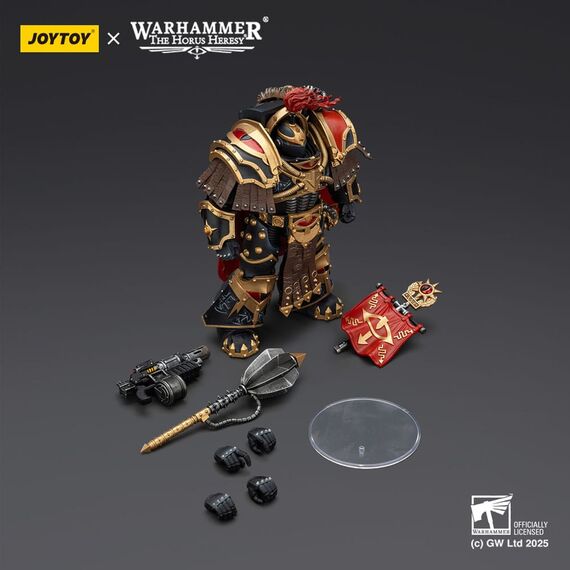 Figurka Warhammer Herezja Horusa 1/18 - Sons of Horus Legion Cataphractii Praetor with Combi-Melta and Power Maul- Zdjęcie 10