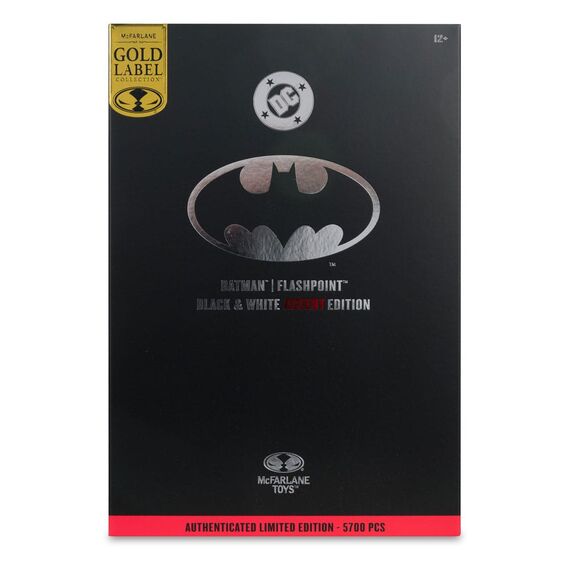 Figurka DC Multiverse Limited Edition - Flashpoint Batman (Black & White Accent Edition) (Gold Label)- Zdjęcie 14