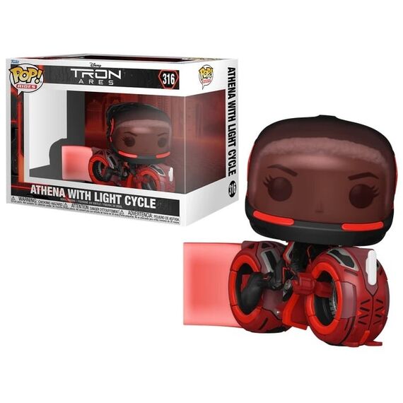 Figurka Tron: Ares POP! Rides - Athena with Light Cycle (316)