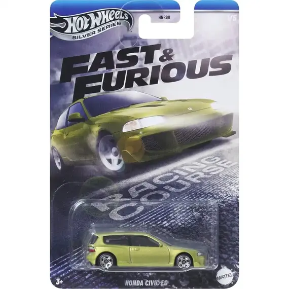 Model pojazdu Hot Wheels Silver Series 1/64 - Honda Civic EG (Szybcy i Wściekli) (JBY39)