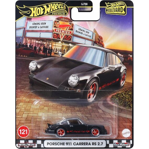 Model pojazdu Hot Wheels Premium Boulevard 1/64 - Porsche 911 Carrera RS 2.7 (JBL19)