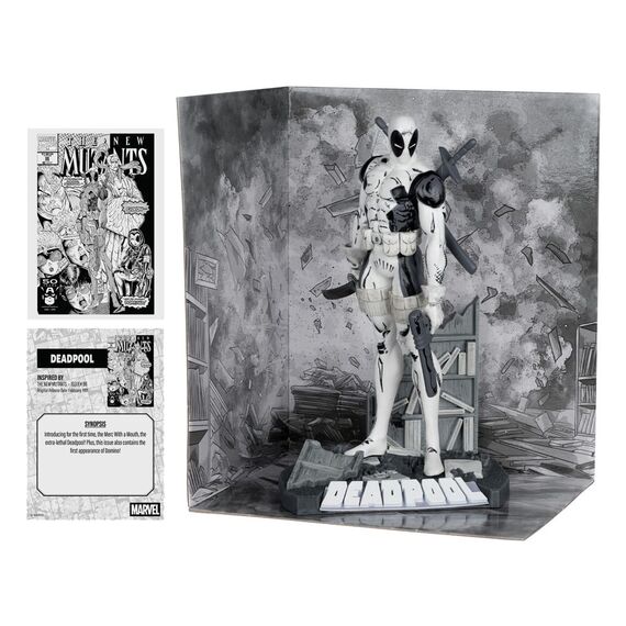 Figurka Marvel 1/10 - Deadpool (The New Mutants #98) Line Art (Gold Label)- Zdjęcie 12