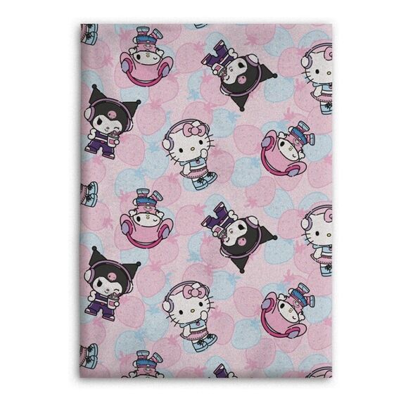 Koc z Flaneli Hello Kitty - Hello Kitty and Friends (110x150cm)
