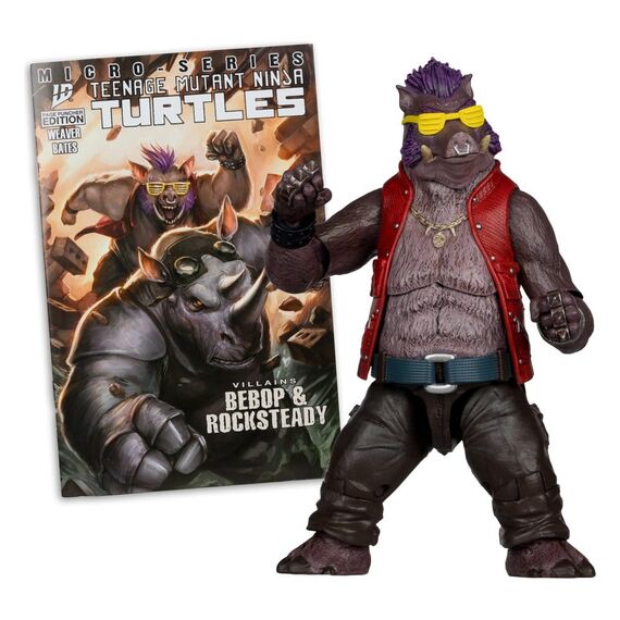 Figurka z komiksem Teenage Mutant Ninja Turtles Page Punchers - Bebop