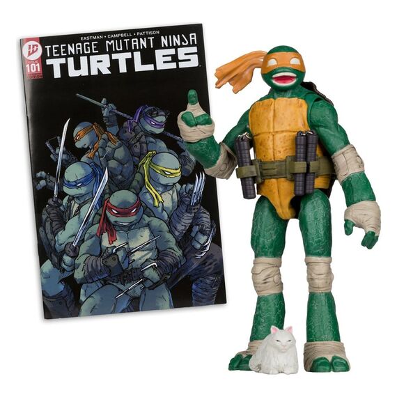 Figurka z komiksem Teenage Mutant Ninja Turtles Page Punchers - Michelangelo