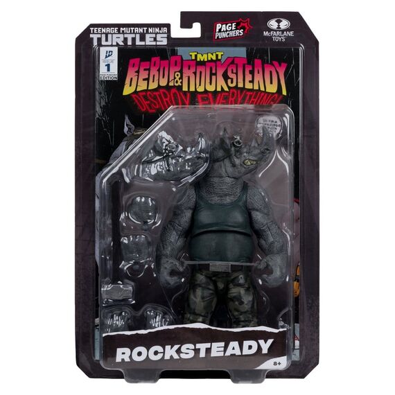 Figurka z komiksem Teenage Mutant Ninja Turtles Page Punchers - Rocksteady- Zdjęcie 14