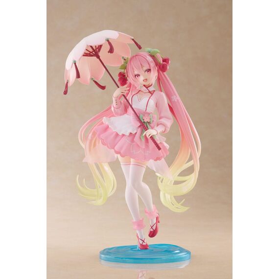 Figurka Hatsune Miku AMP+ Sakura Miku (Sakura Dress Ver.)- Zdjęcie 2