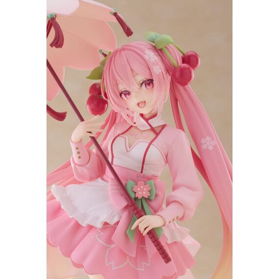Figurka Hatsune Miku AMP+ Sakura Miku (Sakura Dress Ver.)- Zdjęcie 12