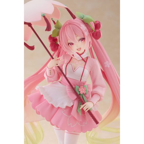 Figurka Hatsune Miku AMP+ Sakura Miku (Sakura Dress Ver.)- Zdjęcie 14