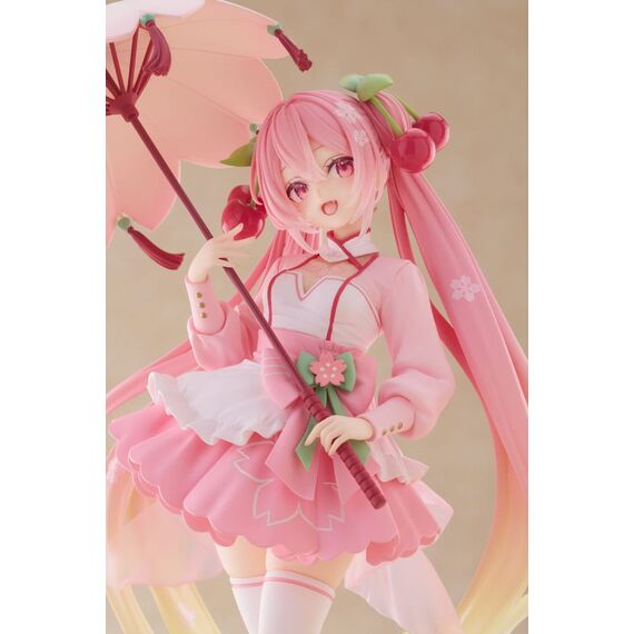 Figurka Hatsune Miku AMP+ Sakura Miku (Sakura Dress Ver.)- Zdjęcie 16