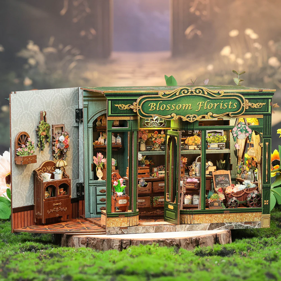 Drewniany model do sklejania Miniature House - Blossom Florist
