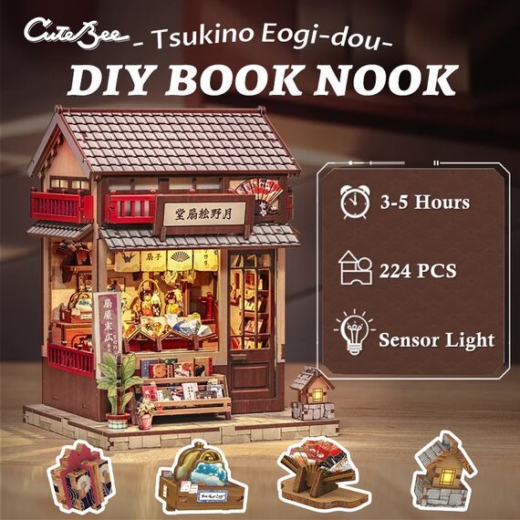Drewniany model do sklejania Miniature House - Tsukino Eogi-dou- Zdjęcie 2