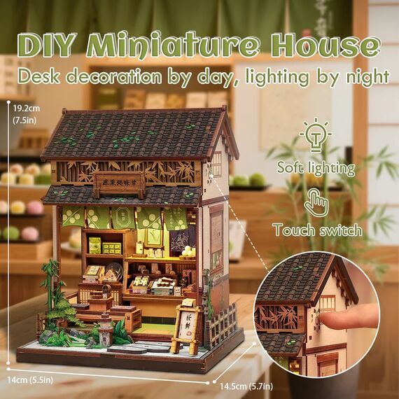 Drewniany model do sklejania Miniature House - Kanmi-dokoro Kurihara- Zdjęcie 4