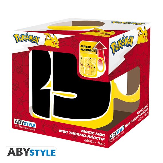 Duży kubek zmieniający kolor Pokemon - Pikachu #025 (460 ml)- Zdjęcie 6