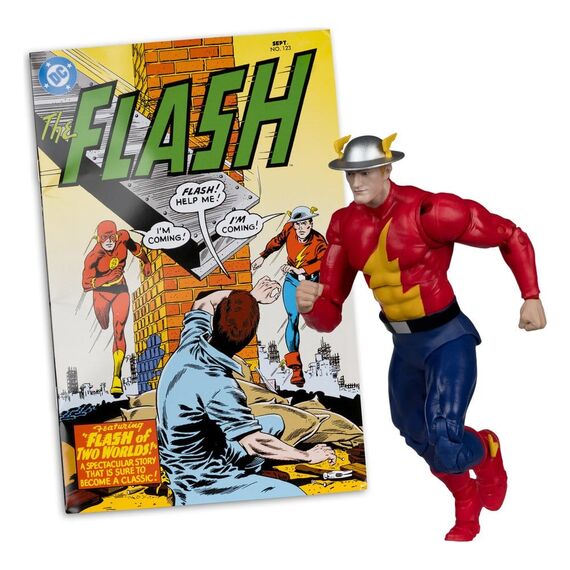 Figurka z komiksem DC Direct Page Punchers - The Flash Jay Garrick (The Flash #123) [Red Platinum Edition]- Zdjęcie 8